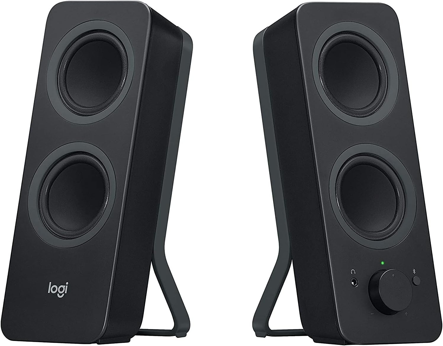 Logitech Z207 Black Stereo Bluetooth Speakers with Easy‑Switch