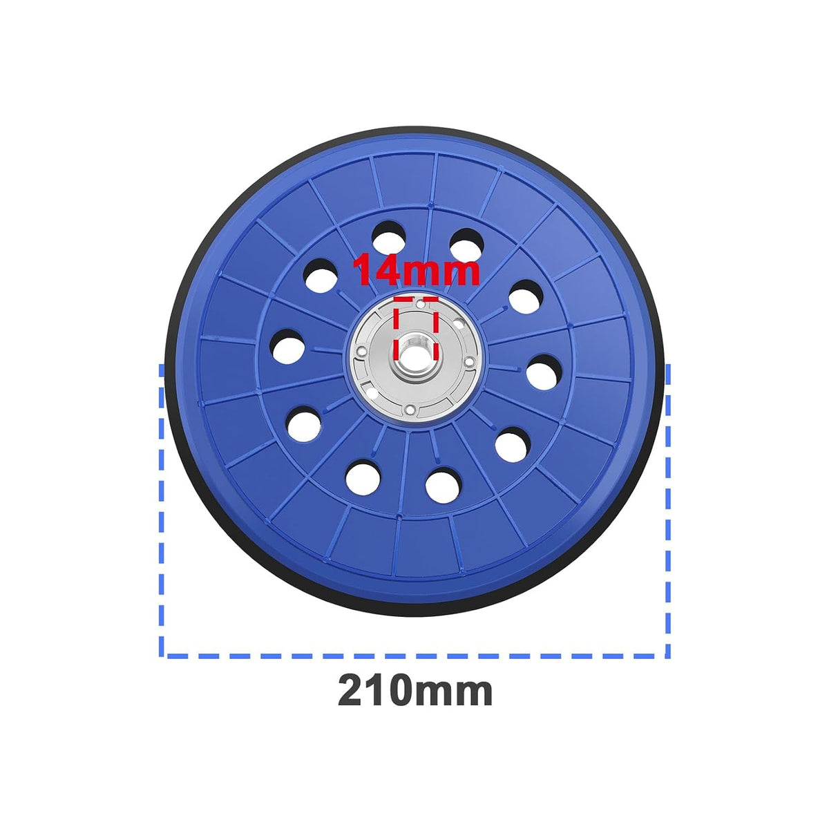 BO_SG_956 Replacement Sanding Pad 210mm for Menzer LHS 225 Matrix DWS 600