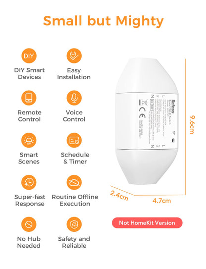 Refoss MSS710 Universal Smart WiFi Switch 2500W