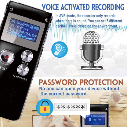 ELEKHOMI M2 32GB Digital Voice Recorder
