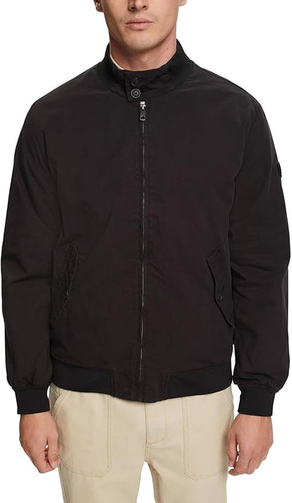 ESPRIT Men's Lightweight Casual Zip-Front Jacket in Classic Colors