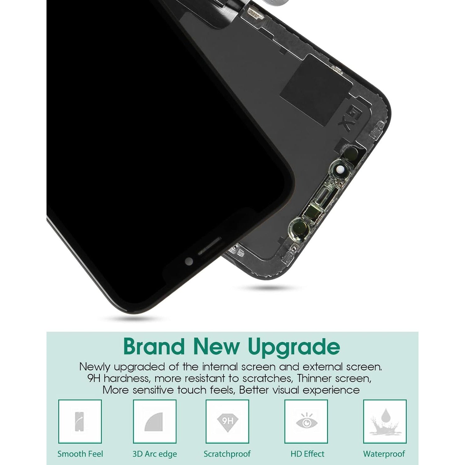 iPhone X GX New OLED Black Display Screen Replacement Kit