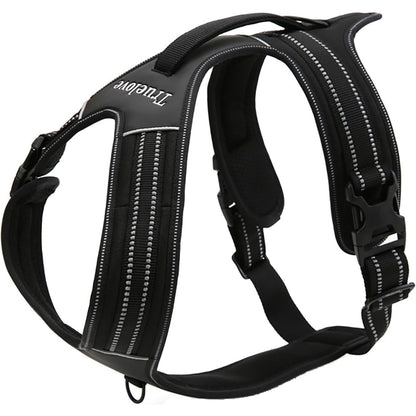 Truelove TLH5551 No Pull Dog Harness with Handle - Black
