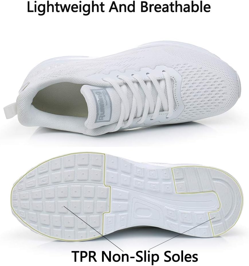 AFFINEST Women's Lightweight Breathable Air Cushion Gym Running Walking Shoes