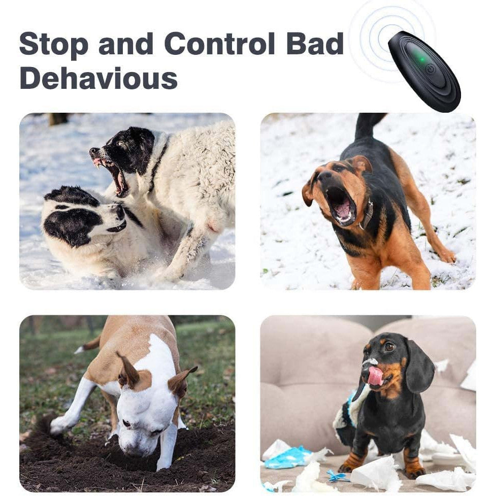 FanaeR Handheld Ultrasonic Dog Repellent & Bark Control Device Dual Frequency
