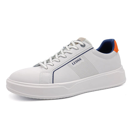 LEOSS ORIGINAL Men's Breathable Casual Lace-Up Sneakers, Elegant Low-Top Sports Shoes