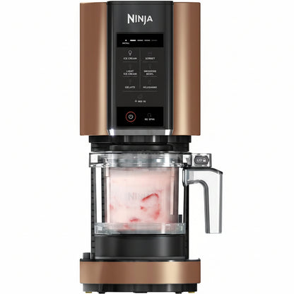 Ninja CREAMi Ice Cream Maker 1.4L 7 Programs Black Copper NC300UKCP