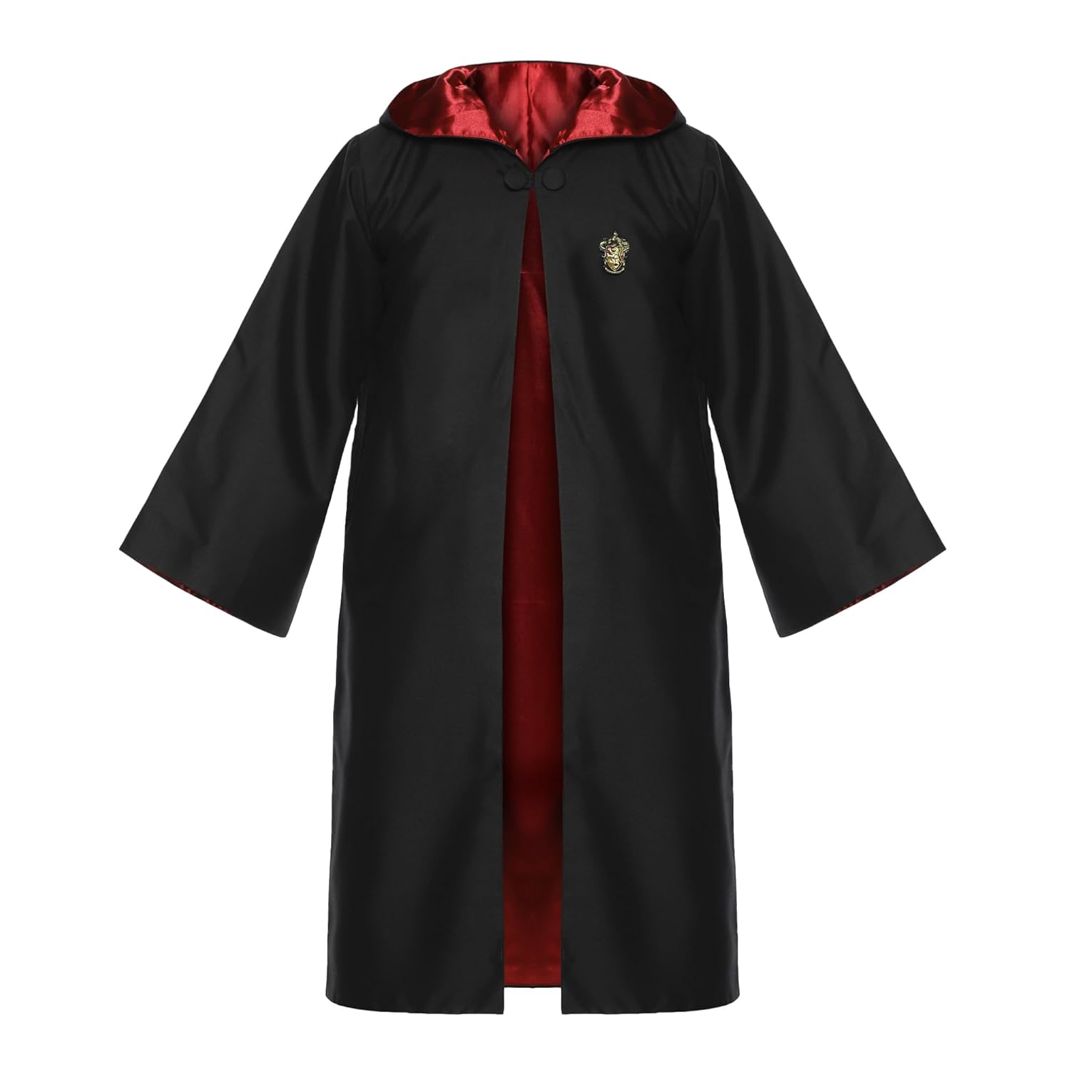 Kids Magician Robe Costume with Badge, Tie & Frame