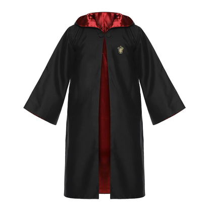 Kids Magician Robe Costume with Badge, Tie & Frame