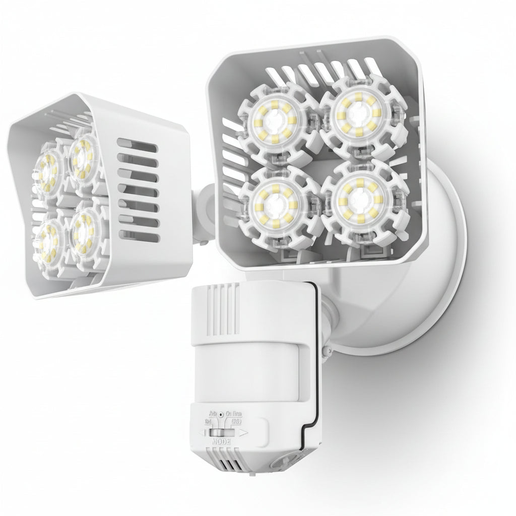 SANSI 36W LED Motion Sensor Flood Light – 3600lm, Daylight, Waterproof