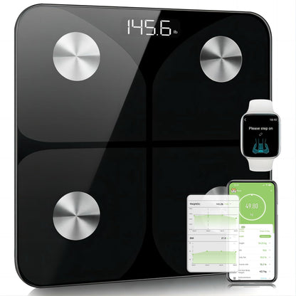 Foryond Digital Bathroom Scales for Body Weight - Smart Body Fat Scales Composition
