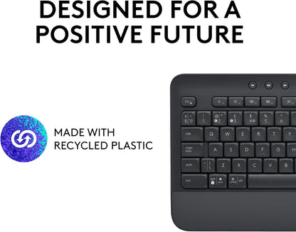 Logitech Signature K650 Wireless Full-Size Keyboard with Wrist Rest