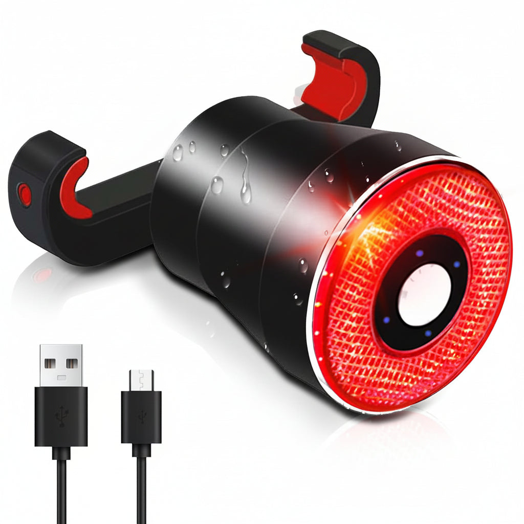 EBUYFIRE TX3749 Smart Bike Rear Light Red