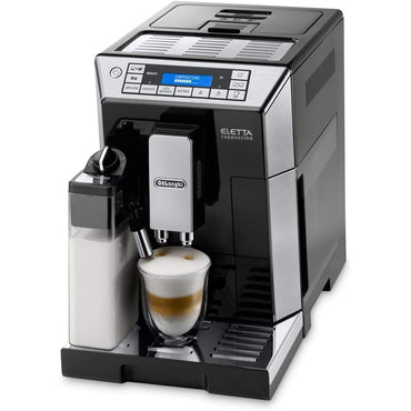 De'Longhi Eletta Cappuccino Top Automatic Coffee Machine, Black, Bean-to-Cup