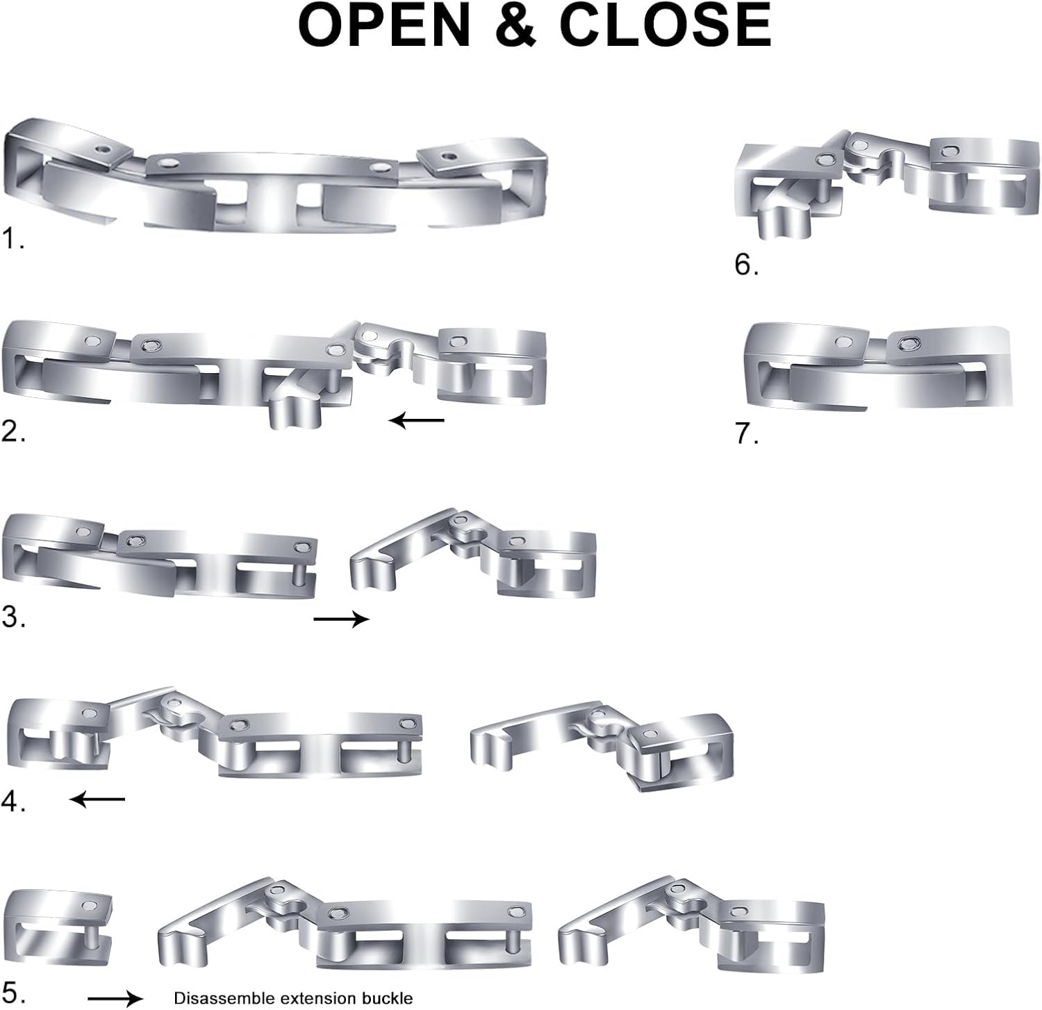 JEROOT Women's Magnetic Tennis Bracelet with 5mm Cubic Zirconia