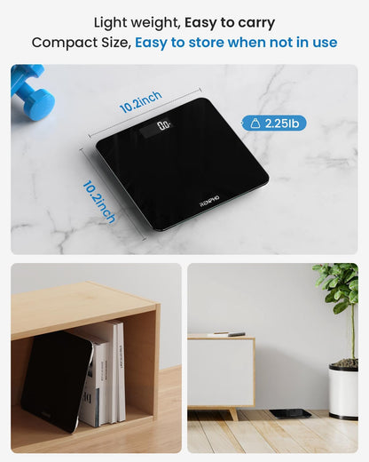 RENPHO Ultra Slim Digital Bathroom Scale with High‑Precision Sensors