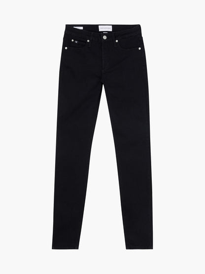 Calvin Klein Women's Mid-Rise Skinny Denim Jeans – Classic Black