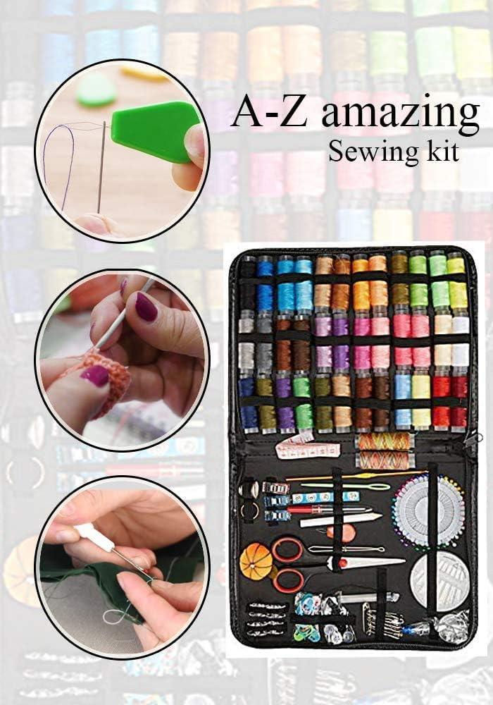 Willa Deluxe 183-Piece Hand Sewing Kit: Portable Organizer for Crafting & Repairs - Gomix Brands Outlet