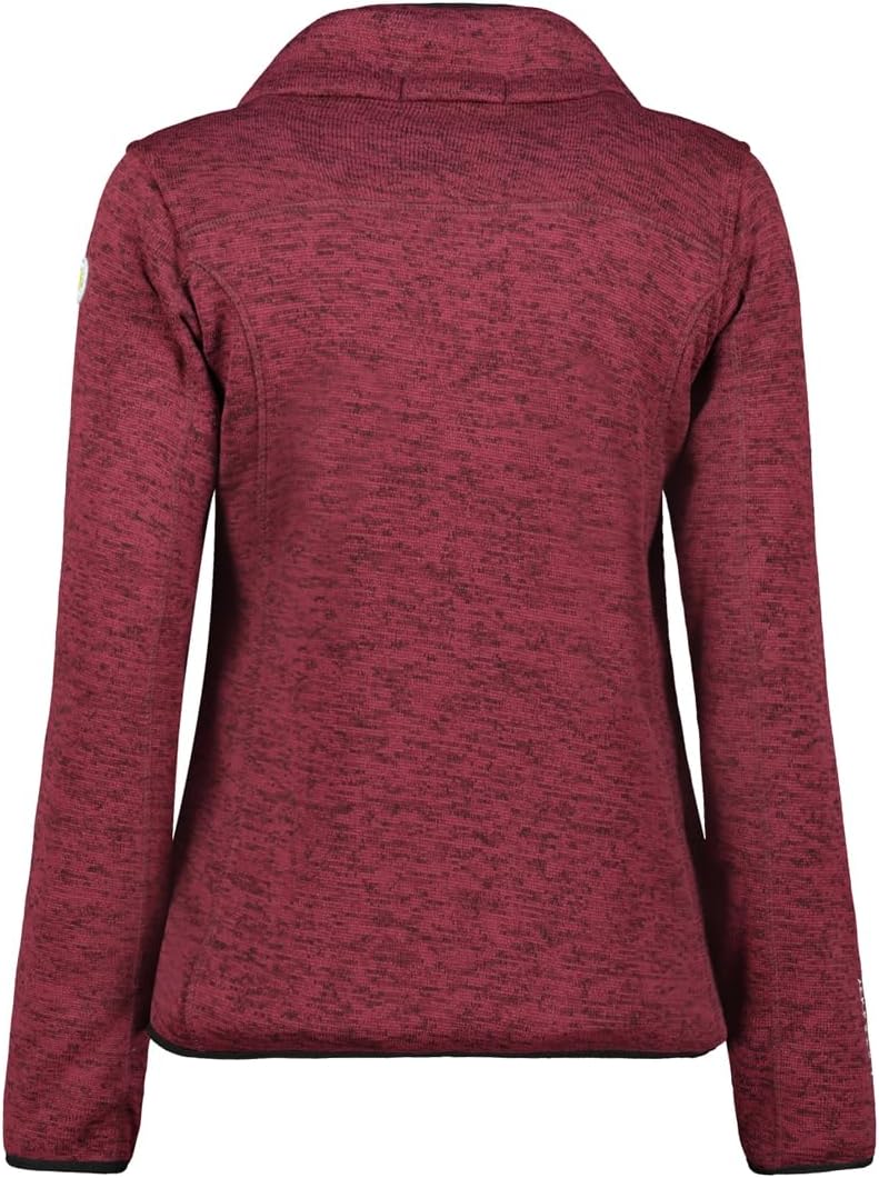 Geographical Norway Women's Teden Fleece Winter Jacket - Warm Bordeaux