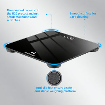 Healthkeep T107  Digital LED Bathroom Scale for Accurate Body Weight Measurement