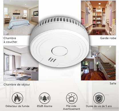 ELRO FS1805 2-Piece White Smoke Alarm Set
