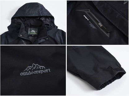 YSENTO Men's Lightweight Waterproof Windproof Outdoor Hiking Jacket