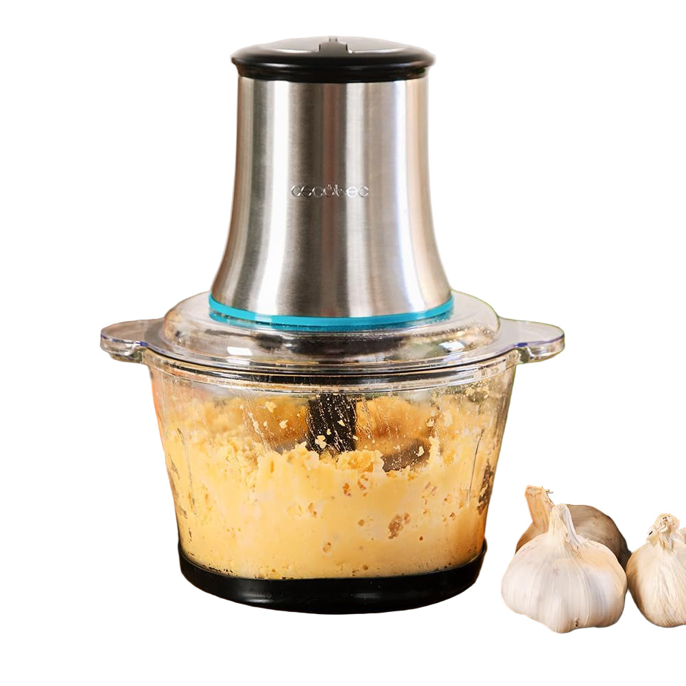 Cecotec Chopbeat 2000 Electric Food Chopper 500W 4‑Blade Glass
