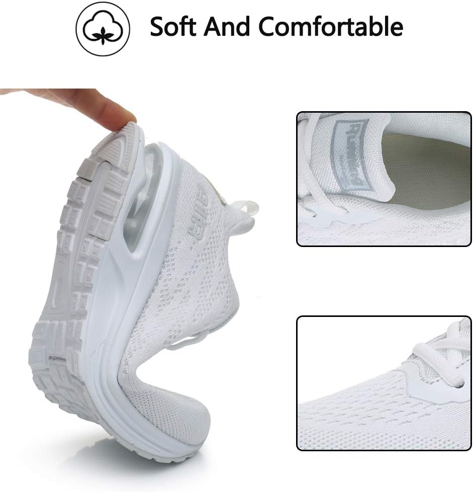AFFINEST Women's Lightweight Breathable Air Cushion Gym Running Walking Shoes