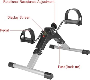 Portable Cardio Fitness Stepper: Compact Home Gym Exercise Mini Spinning Bike