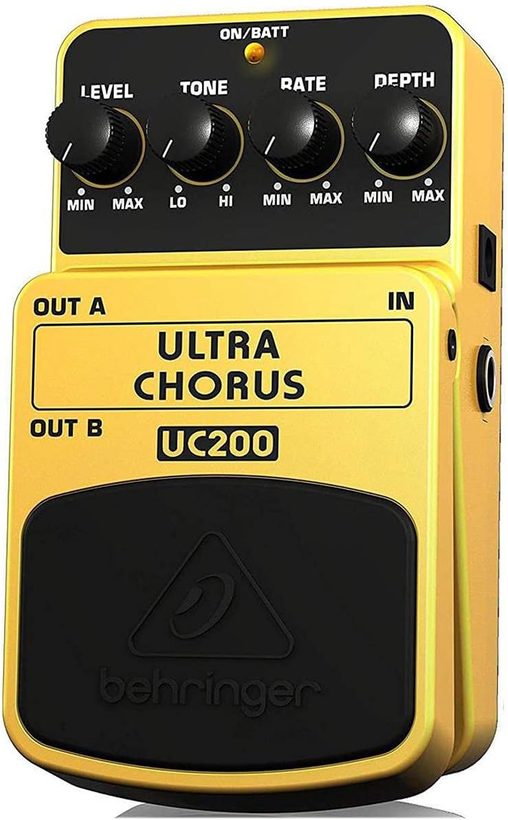 Behringer Ultra Chorus UC200 Stereo Guitar Pedal – Yellow