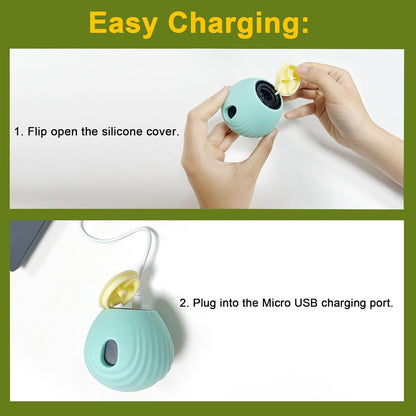 JJW Interactive & Intelligent Pet Ball with LED Light, and Bite Resistant