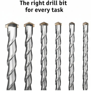 WALTER SDS Plus Concrete Masonry Rock Drill Bit Set 6-Piece 600mm Long