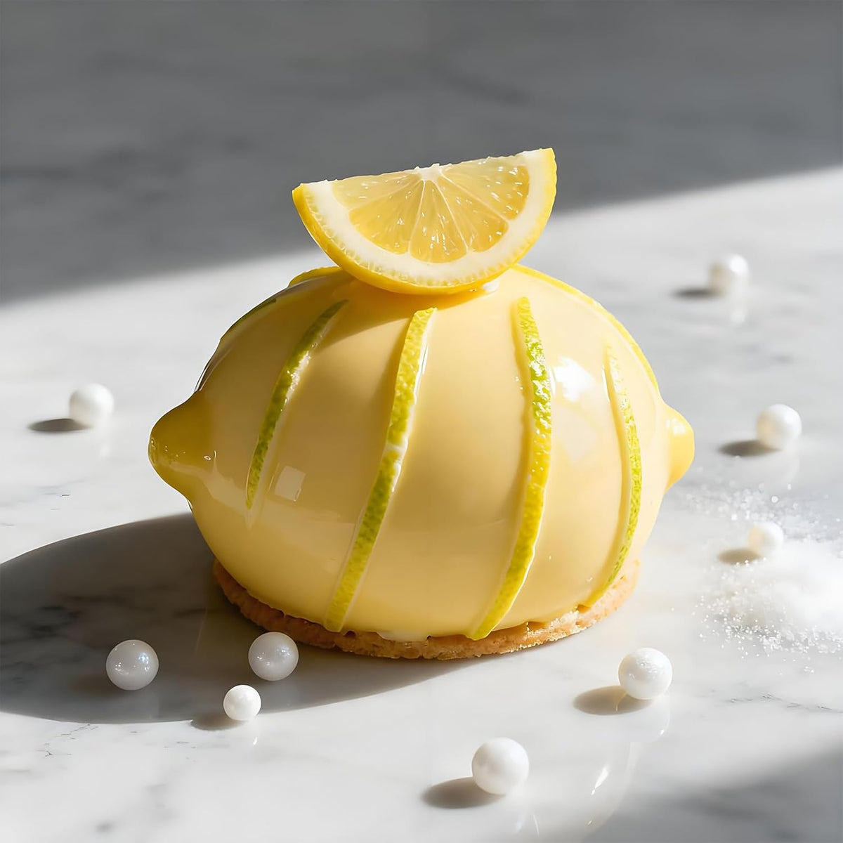 Fchil Silicone Lemon Chocolate Mold 15 Cavity QY135