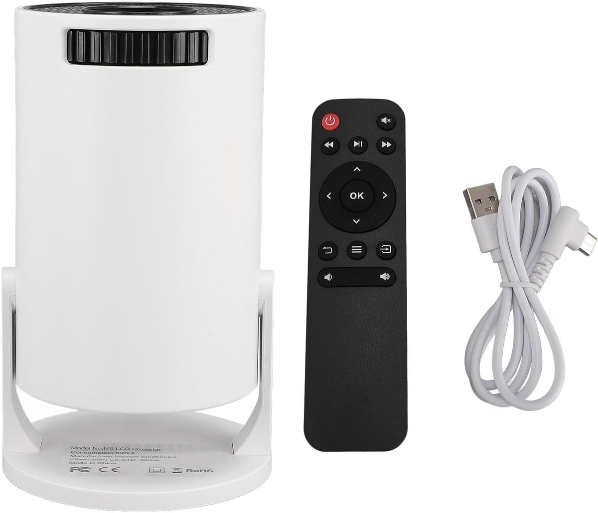 SENECESLI SENECESLI8dwm25kg91 Mini Portable Movie Projector White