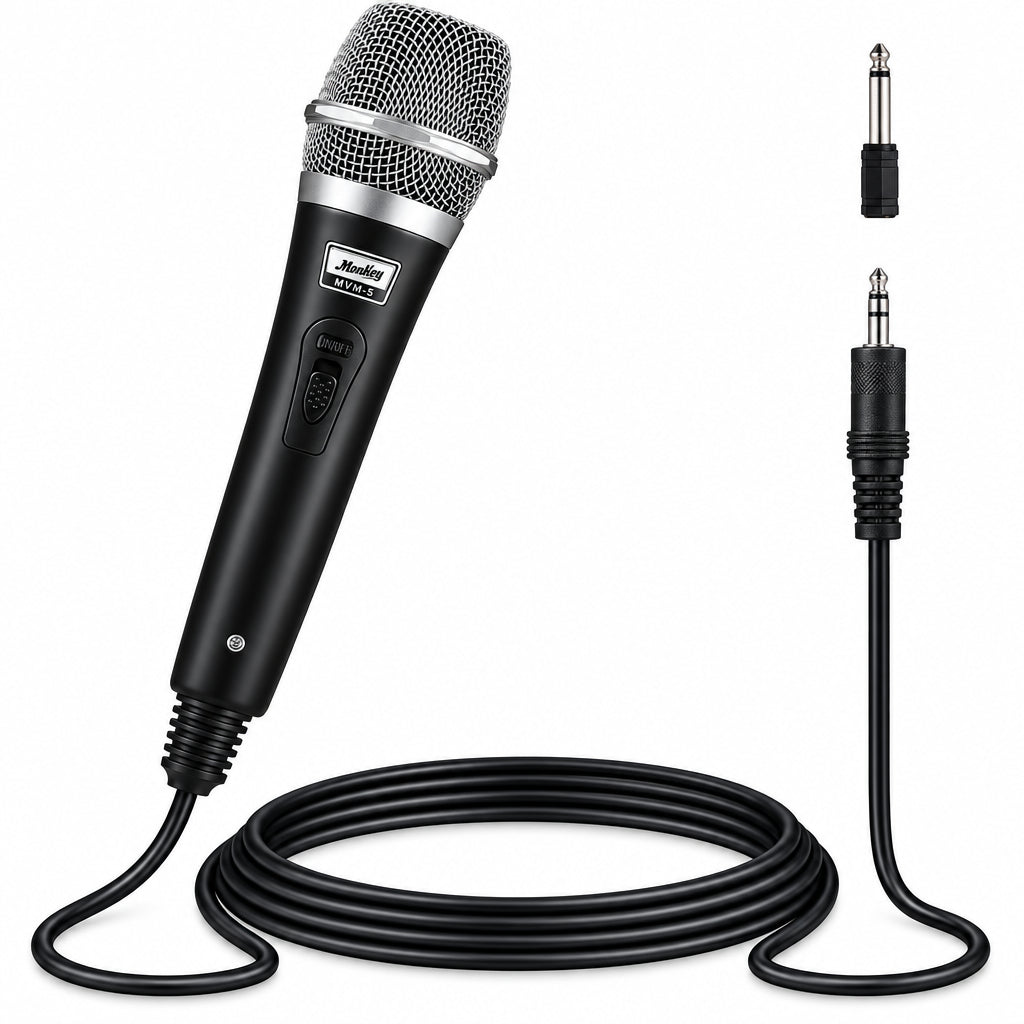 Moukey MK0121 Dynamic Cardioid Handheld Microphone Black