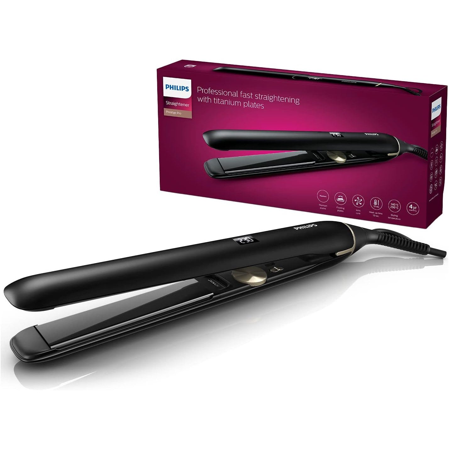 Philips HPS930 Titanium Hair Straightener