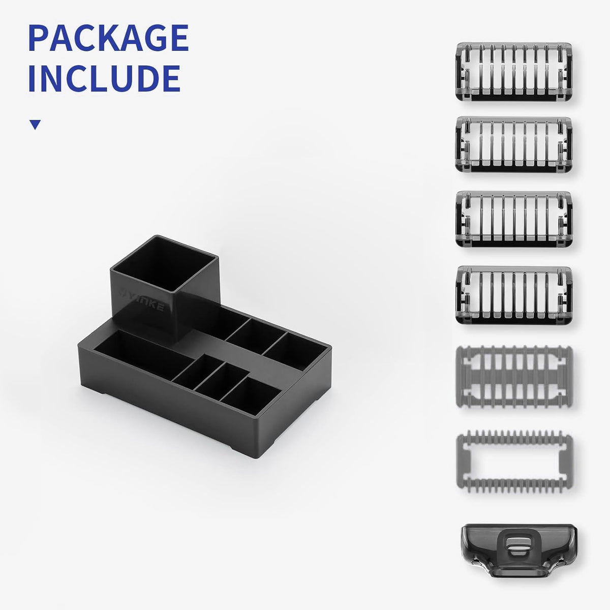 Yinke Shaver Stand with Guide Comb Set for OneBlade QP2520 QP2630