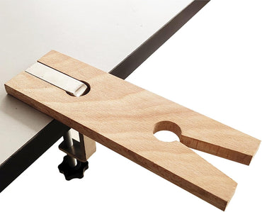 Wooden Bench Pin with V Slot and Clamp Jewelry Making Tool