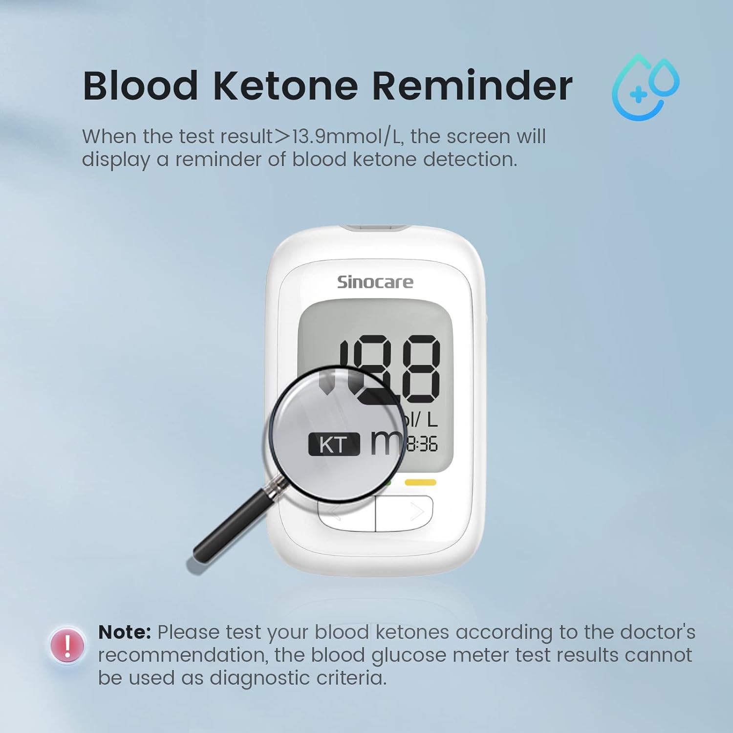 Sinocare AQ Pro I Blood Glucose Monitor Kit 25 Strips