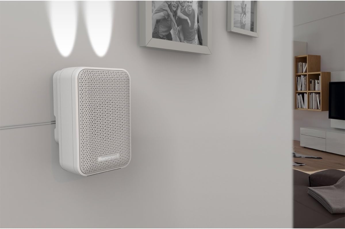Honeywell Home DW313S Wired Doorbell with LED Light White