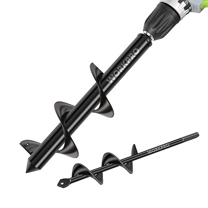 Garden Auger Drill Bit Set 2-Piece