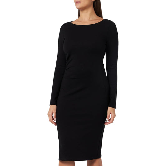 s.Oliver Black Label Viscose Mix Jersey Ruffle Dress