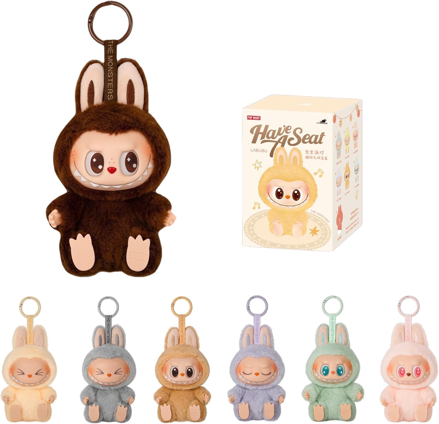 Lafufu Nabu Labu Monster Keyring Blind Box Plush Doll