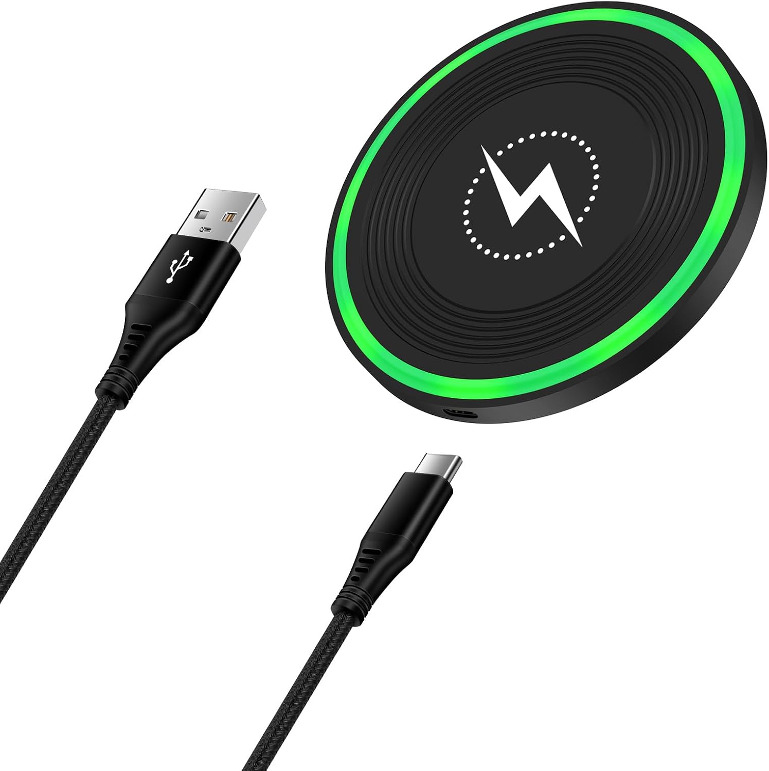 Vedfoad 15W Black Qi Wireless Inductive Charging Pad
