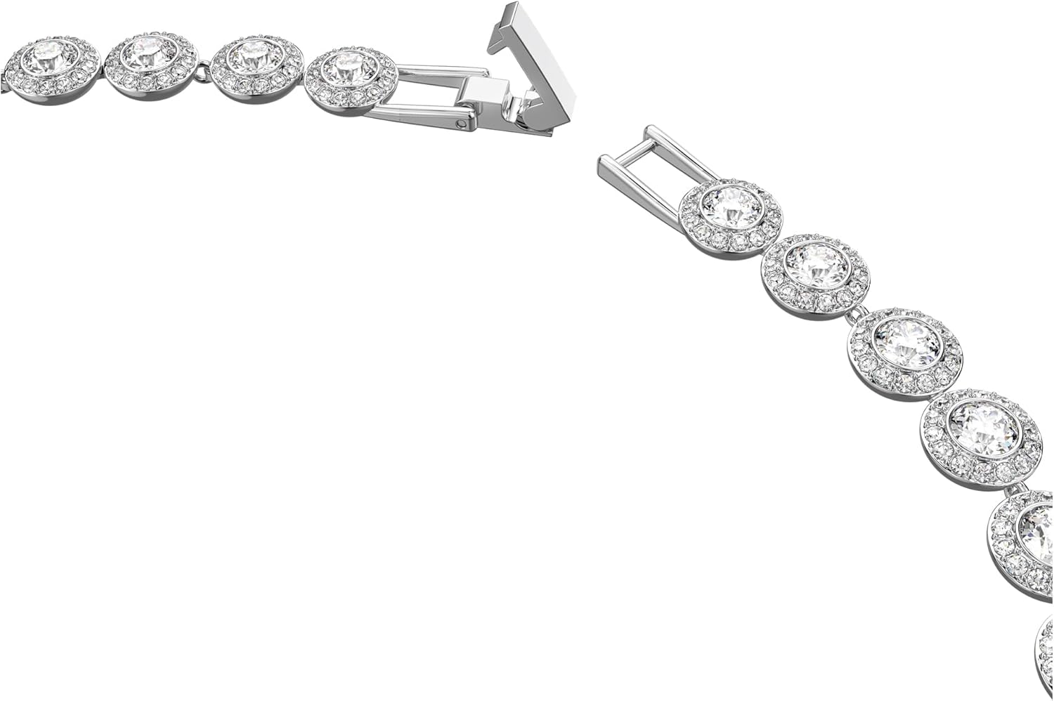 Swarovski Angelic Crystal Necklace Radiant White Sparkle Elegant Pendant