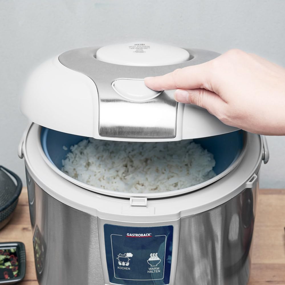 Gastroback 42518 Design Rice Cooker Pro: Versatile Multi-Cooker with 8 Programs