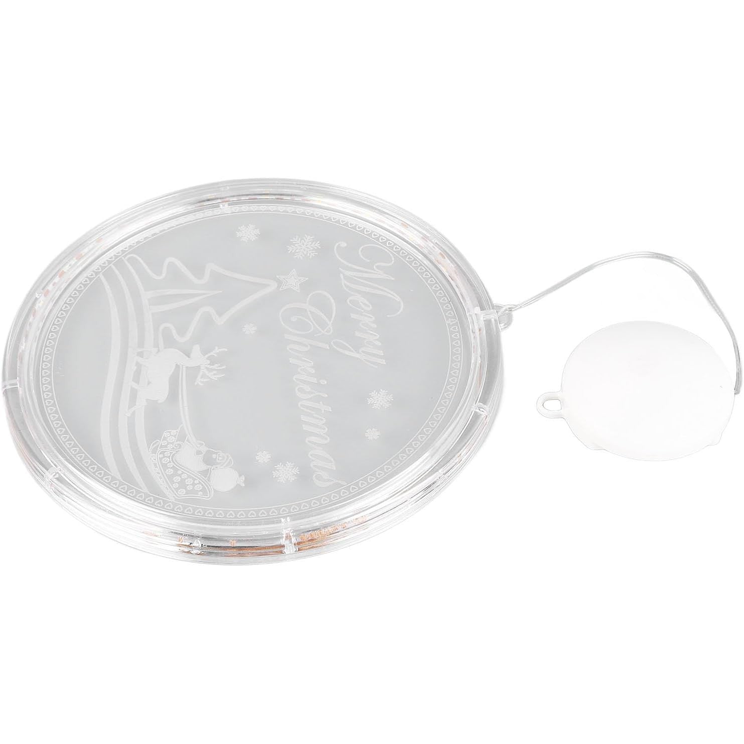 Gavigain 3D Acrylic Christmas Window Lights – Battery-Powered Holiday Décor