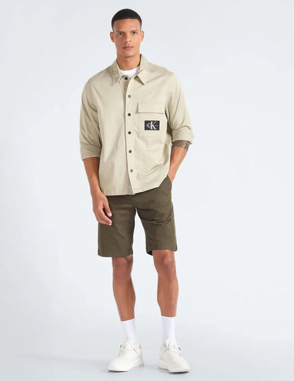 Calvin Klein Men's Casual Shirt – Slim Fit Cotton, Classic Colors - Gomix Brands Outlet