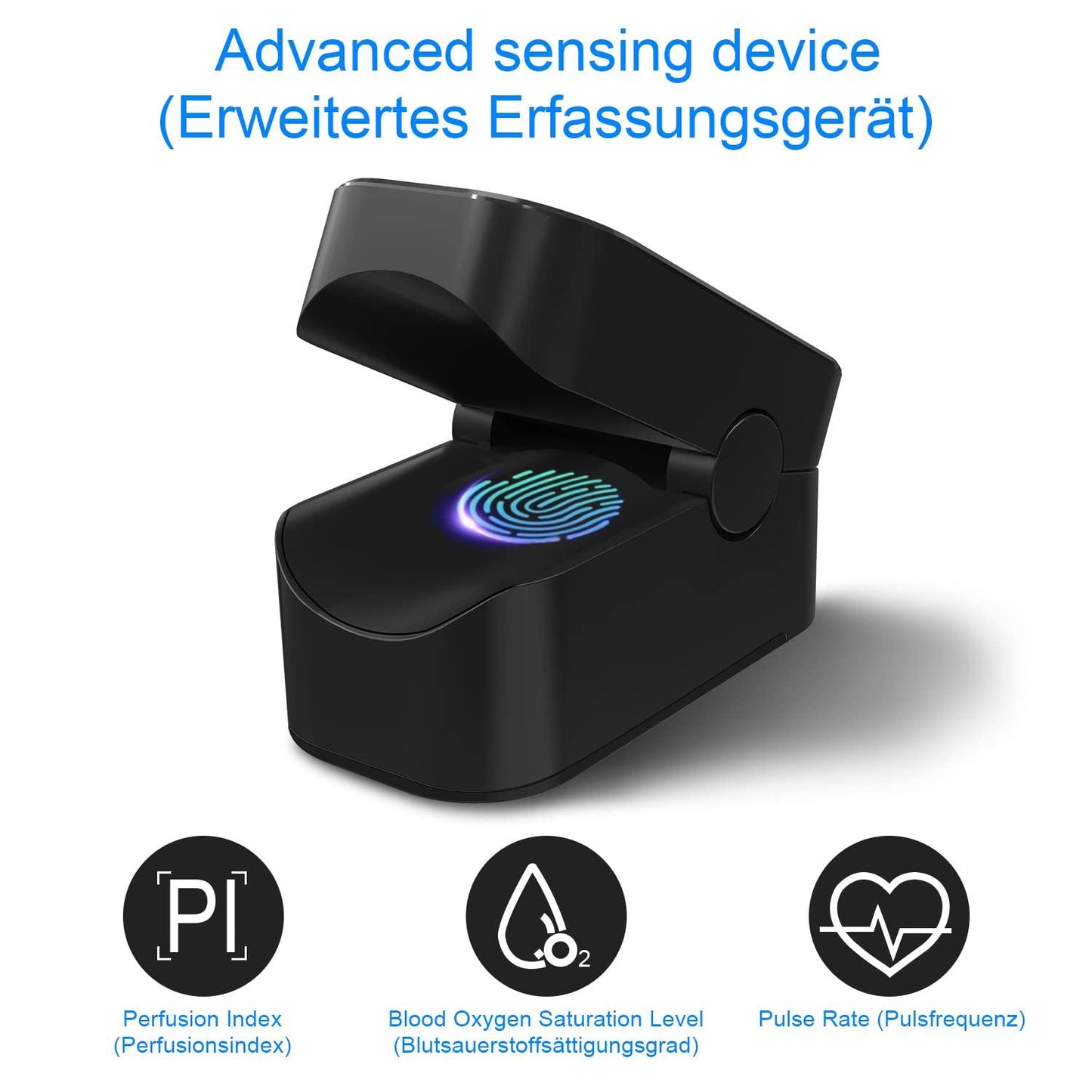 Mommed Pulse Oximeter Blood Oxygen Saturation Monitor with OLED Display