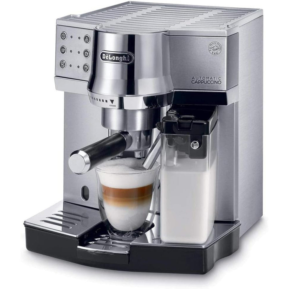 De'Longhi EC850M Automatic Cappuccino Espresso Machine Stainless Steel